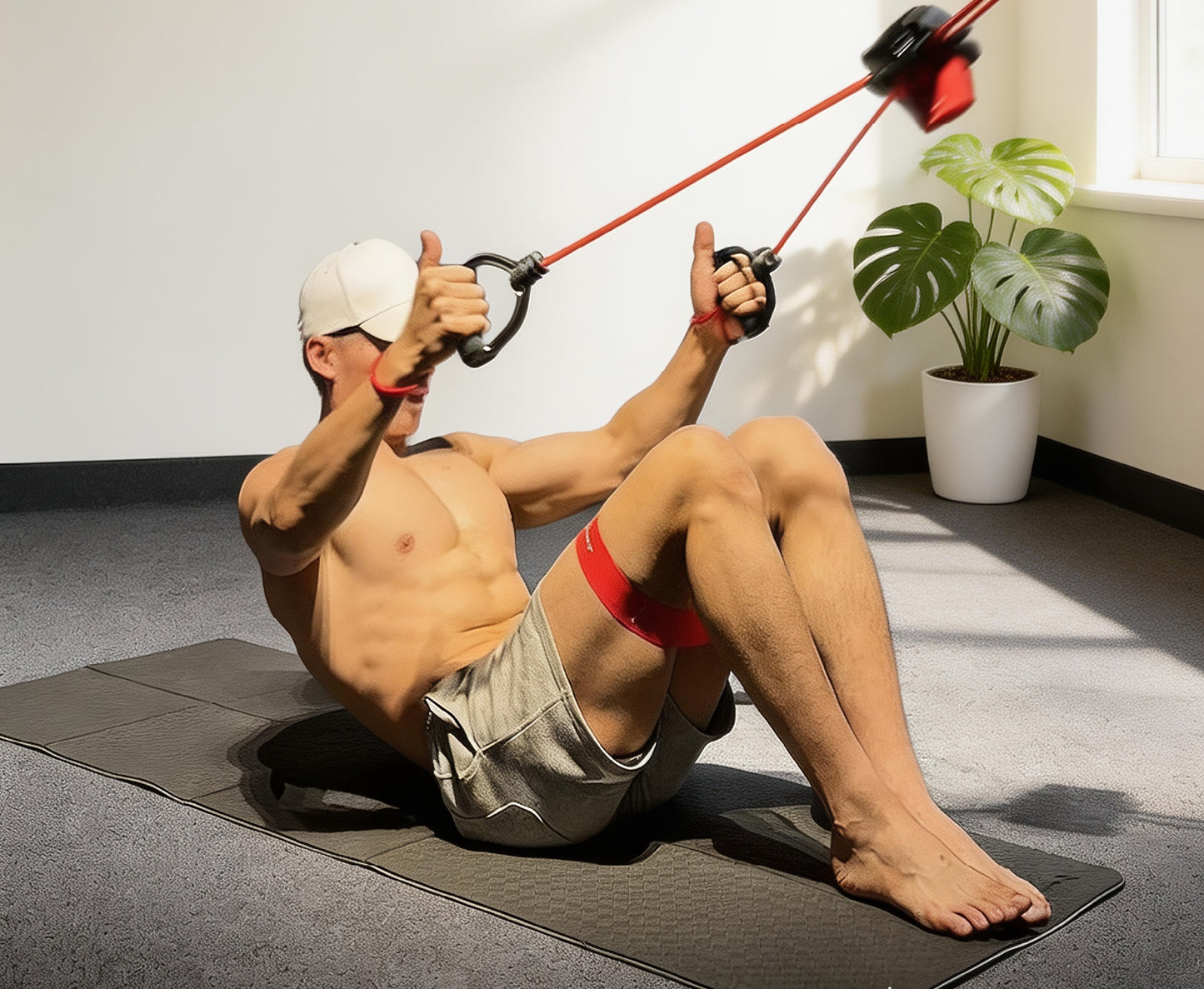 抑菌摺疊健身墊 